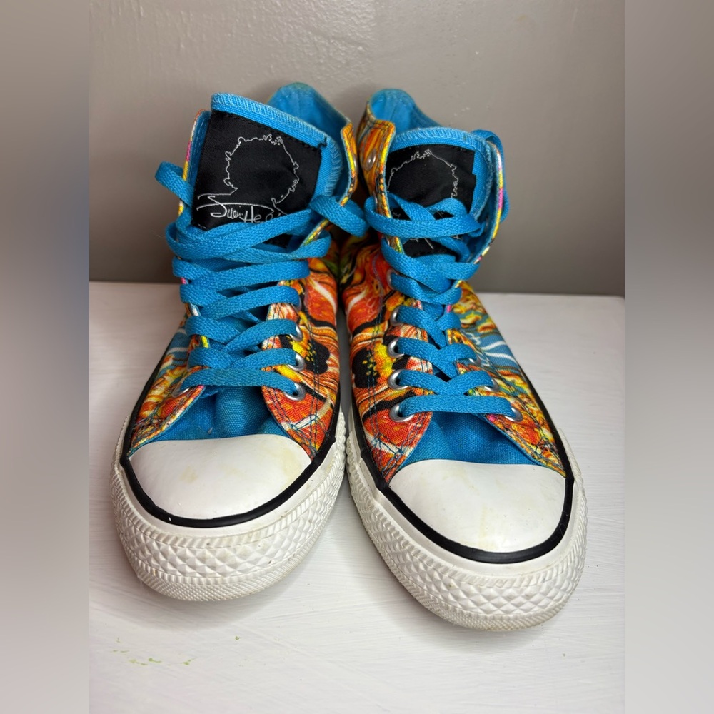 Rare pair of Jimi Hendrix high top converse - Picture 4 of 10